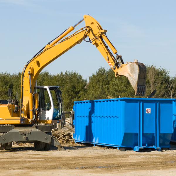 how many times can i have a residential dumpster rental emptied in Mass City